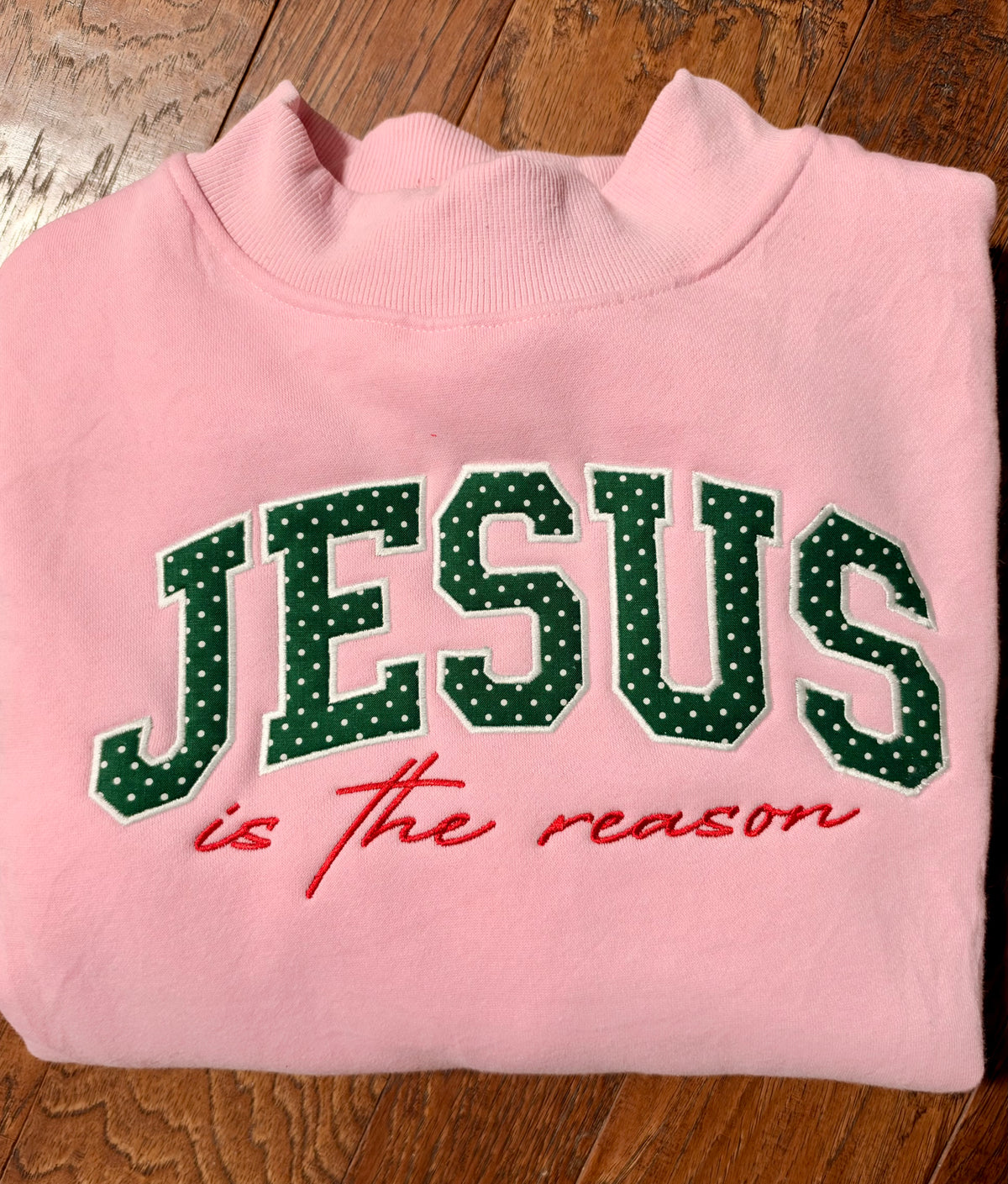 Jesus is the reason Mockneck Sweatshirt