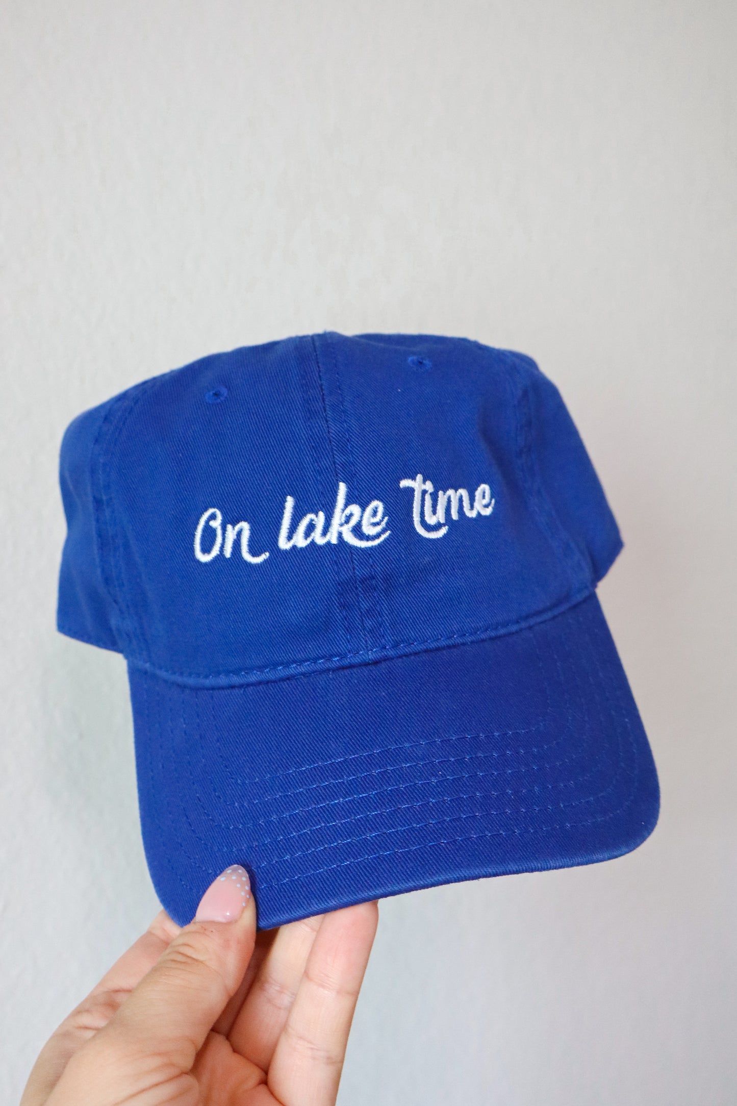 On Lake Time Baseball Hat