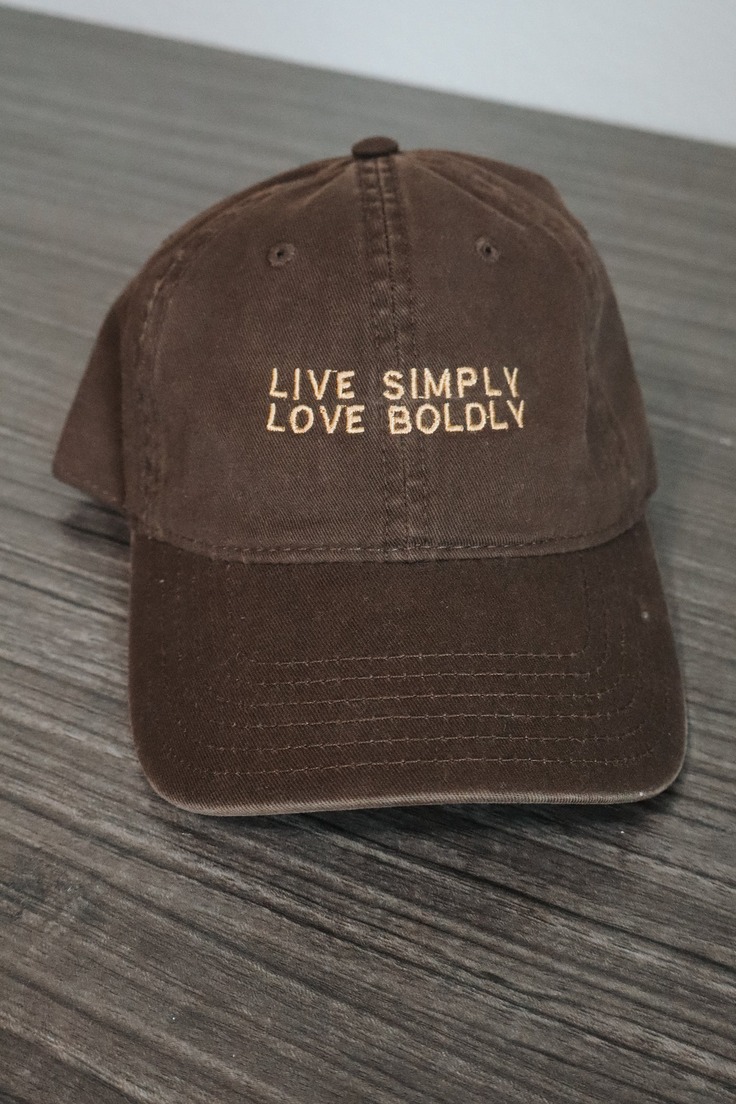 Live Simply Love Boldly Hat
