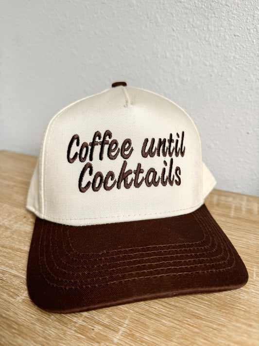 Coffee until Cocktails Hat